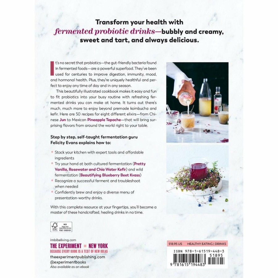 Cooks' Tools * | Workman Publishing Fermented Probiotic Drinks At Home By Felicity Evans