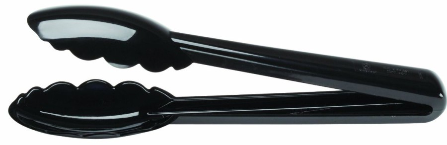 Cooks' Tools * | Mercer Culinary Hell'S Tools High-Heat 9.5 Utility Tongs | Black