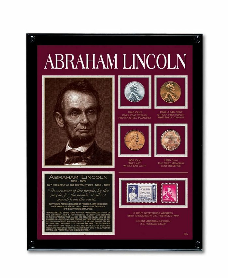 Misc_Gifts * | American Coin Treasures Lincoln Framed Tribute Collection Multi