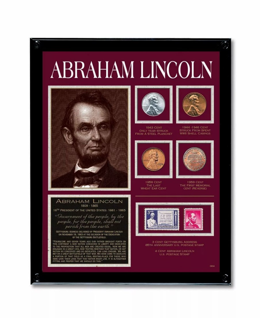 Misc_Gifts * | American Coin Treasures Lincoln Framed Tribute Collection Multi