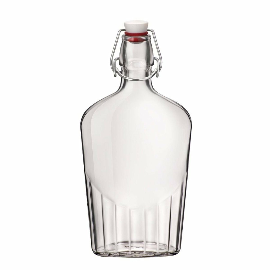 Glassware & Tabletop * | Bormioli Rocco 17Oz Swing Top Glass Flask