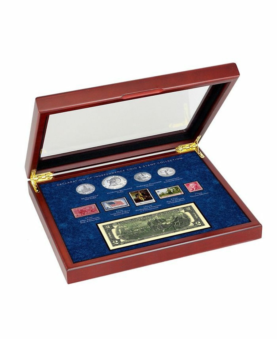 Misc_Gifts * | American Coin Treasures Declaration Of Independence Coin And Stamp Collection