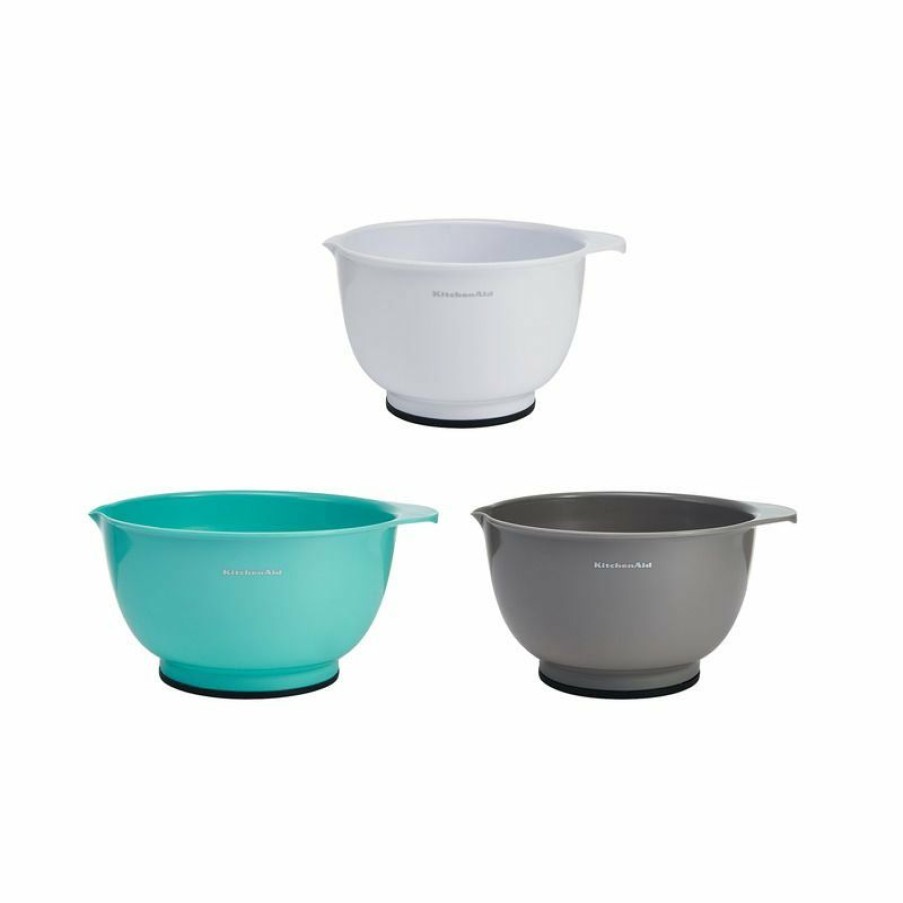 Cooks' Tools * | Kitchenaid Non-Electrics Kitchenaid Universal Mixing Bowls (Set Of 3) | Mixed Colors