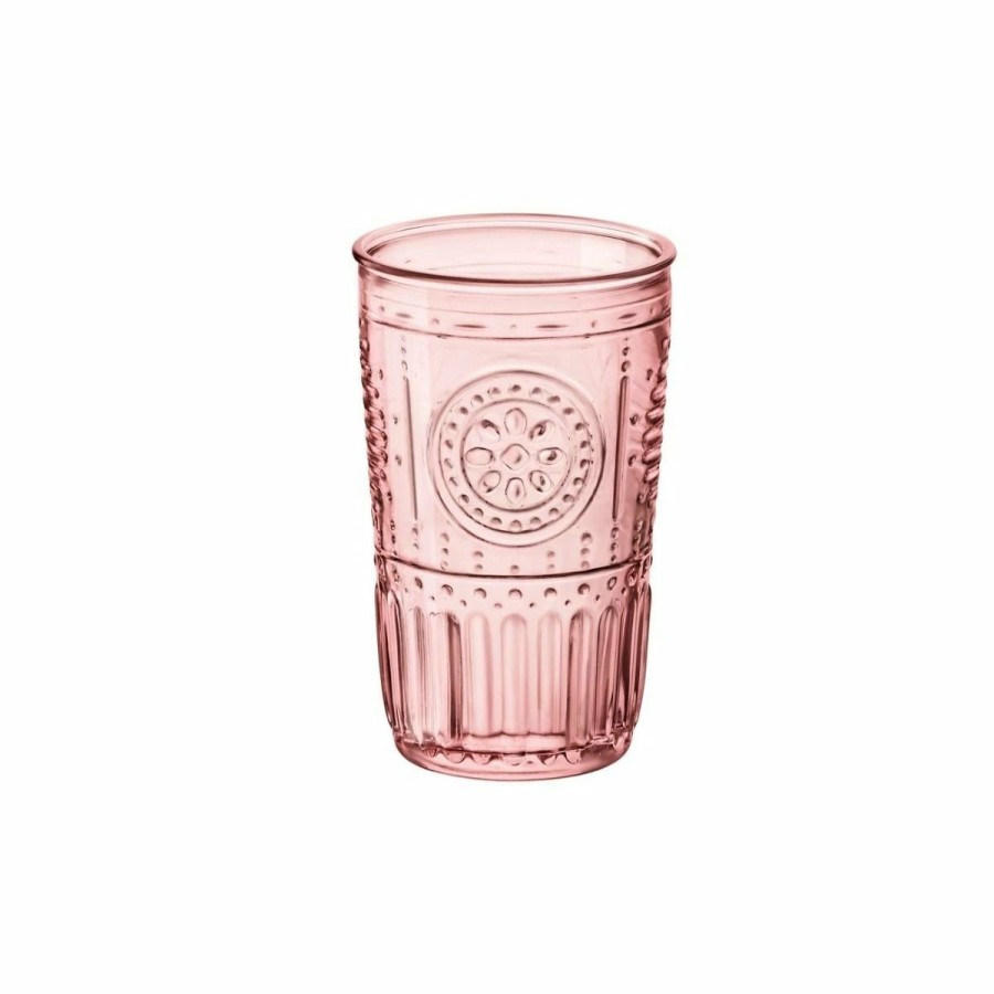 Glassware & Tabletop * | Bormioli Rocco (Gift Box Of 4) 16Oz Romantic Cooler | Cotton Candy