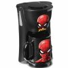 Kitchen * | Uncanny Brands Spider-Man Single Cup Coffee Maker With Mug Black