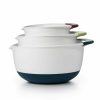 Cooks' Tools * | Oxo White Mixing Bowl Set Of 3