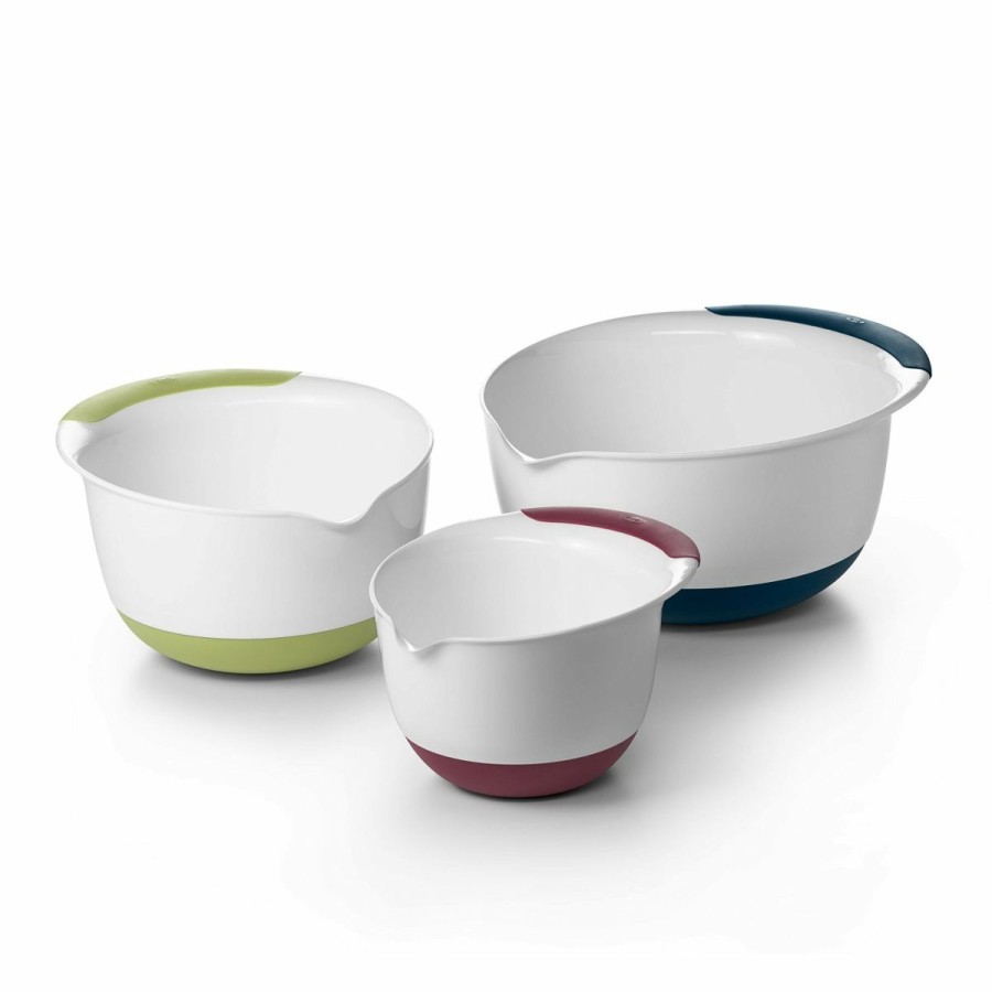 Cooks' Tools * | Oxo White Mixing Bowl Set Of 3