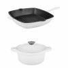 Kitchen * | Berghoff Neo Collection Cast Iron 3-Pc. Cookware Set White