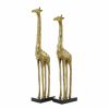 Misc_Gifts * | Rosemary Lane Contemporary Sculpture, Set Of 2 Gold-Tone