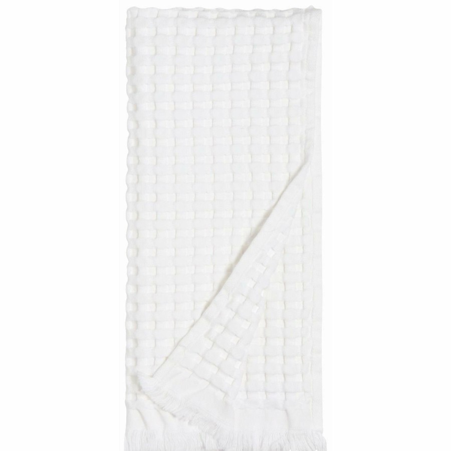 Glassware & Tabletop * | Danica Brands Danica Heirloom Textured Waffle Weave Hand Towel | White