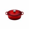 Kitchen * | Le Creuset 2.75-Qt. Signature Enameled Cast Iron Oval Dutch Oven