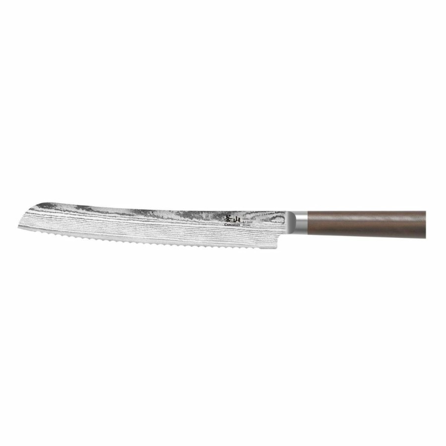 Knives * | Cangshan Cutlery Haku Series 9 Bread Knife With Sheath