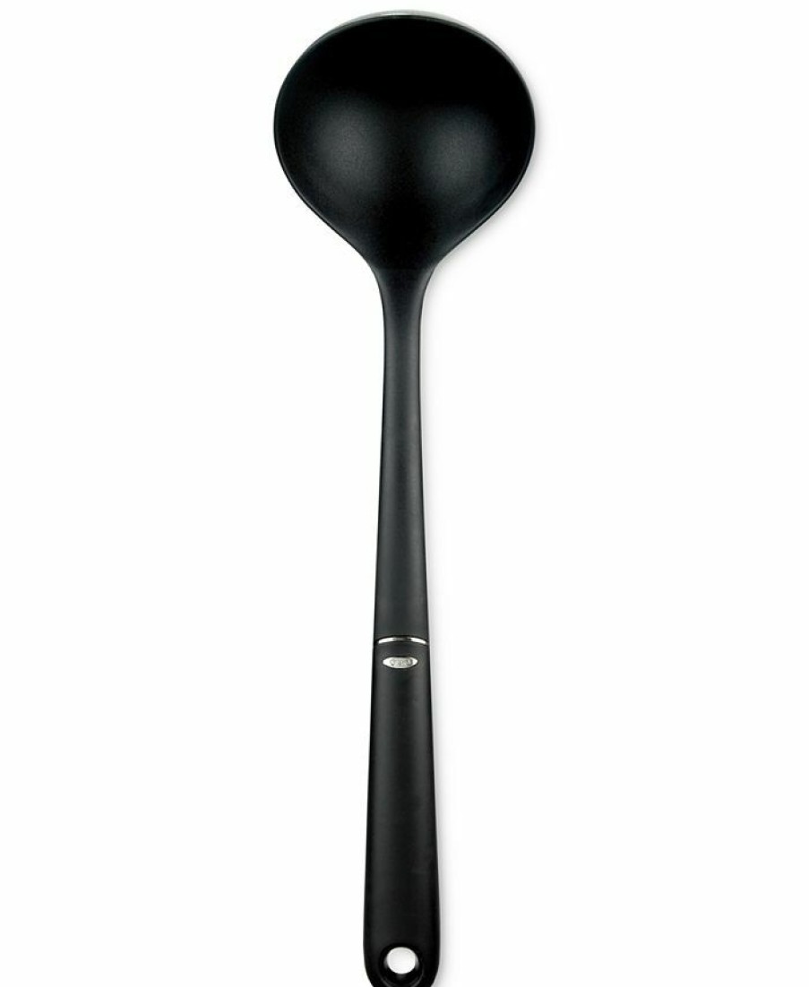 Kitchen * | Oxo Good Grips Nylon Ladle Black