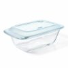 Kitchen * | Oxo Good Grips 1.6-Qt. Glass Loaf Pan With Lid Clear