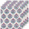 Glassware & Tabletop * | Danica Brands Danica Heirloom 18 Block Print Napkins (Set Of 4) | Bouquet