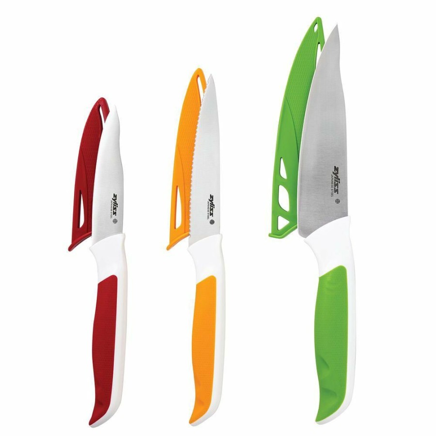 Knives * | Zyliss Comfort Cutting Board & Knife Set