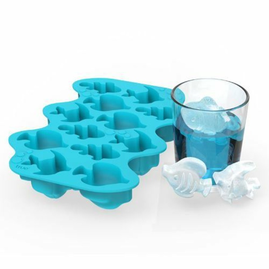 Glassware & Tabletop * | True Brands Fish Silicone Ice Cube Tray