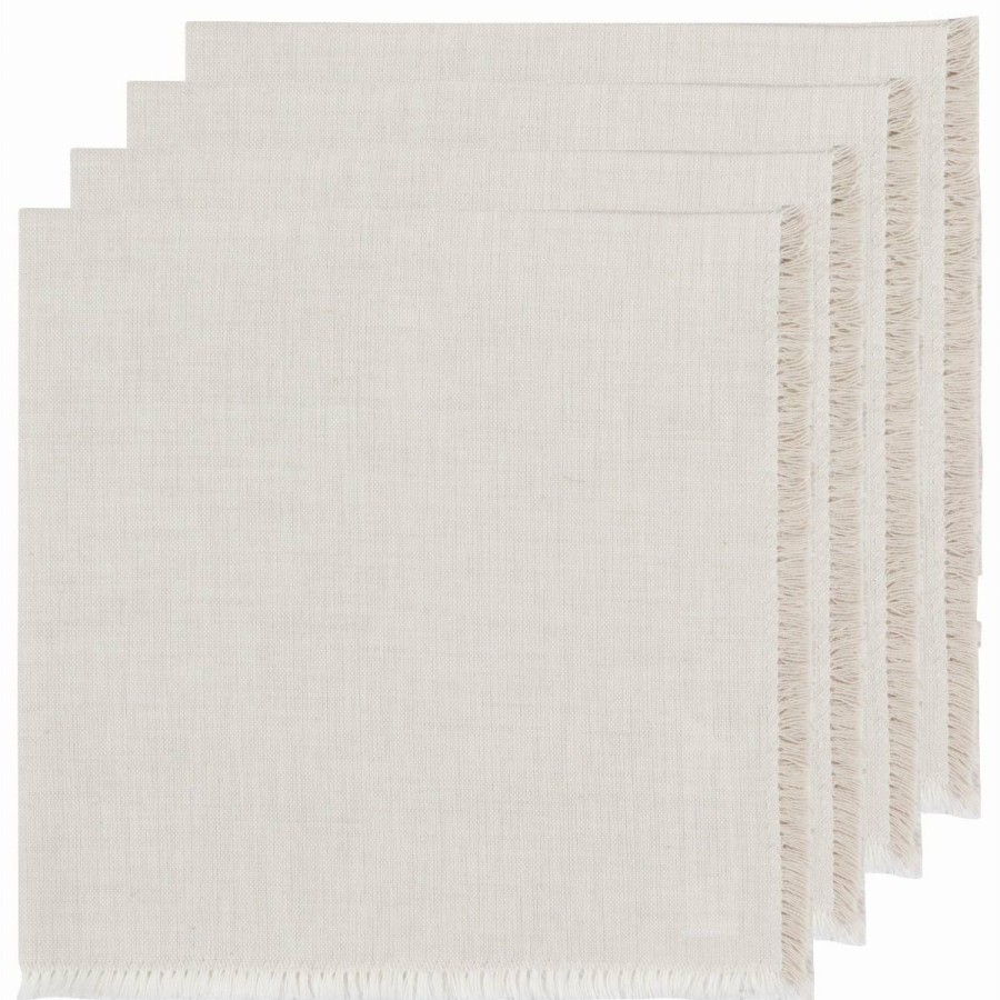 Glassware & Tabletop * | Danica Brands Danica Heirloom 18 Chambray Napkins (Set Of 4) | Dove Gray