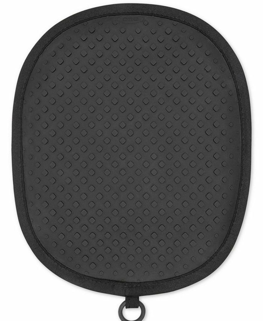 Kitchen * | Oxo Good Grips Black Silicone Pot Holder