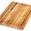 Knives * | Teakhaus Edge Grain Carving Board + Juice Canal (Rectangle) | 14 X 10 X 1