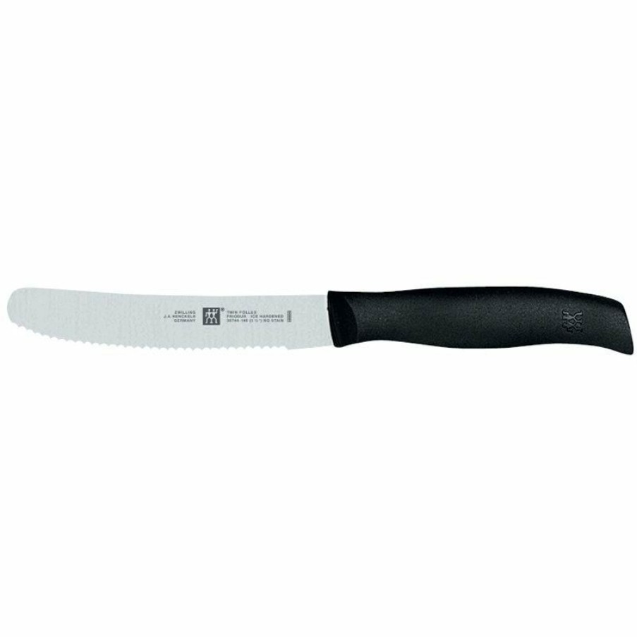 Knives * | Zwilling J.A. Henckels 4.5 Universal Serrated Knife (Black)