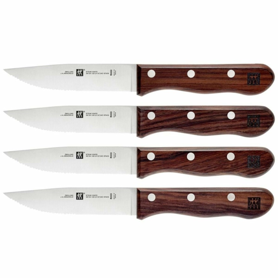 Knives * | Zwilling J.A. Henckels Steakhouse 4 Piece Jumbo Steak Knife Set