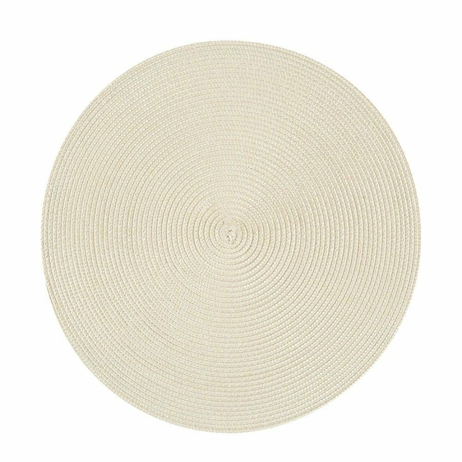 Glassware & Tabletop * | Danica Brands Now Designs By Danica 15 Disko Placemats (Set Of 4) | Ivory