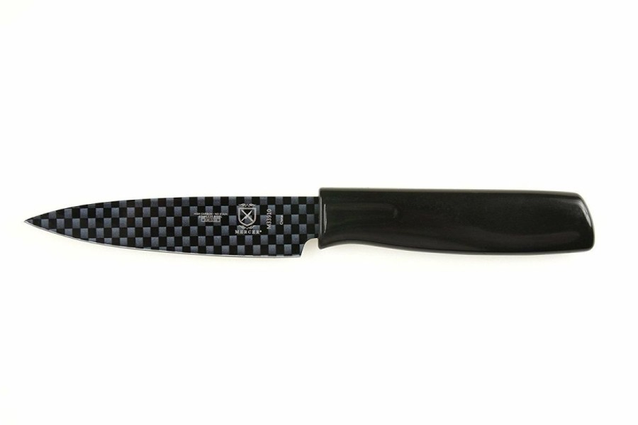 Knives * | Mercer Cutlery Mercer Culinary Nonstick 4 Paring Knife With Sheath Black