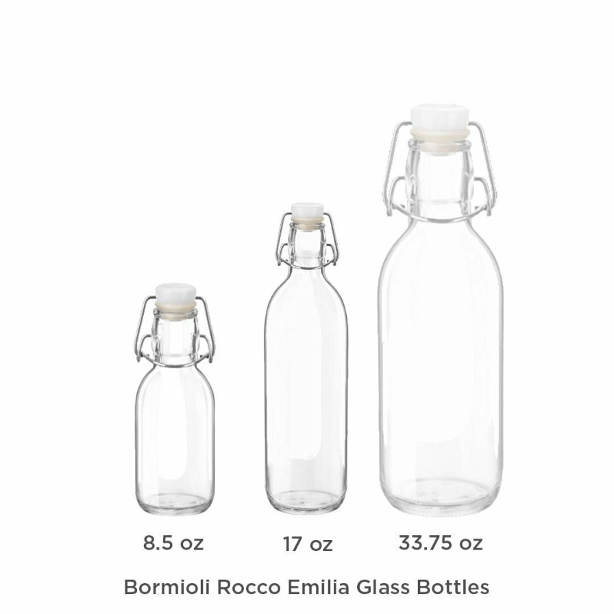 Glassware & Tabletop * | Bormioli Rocco 33.75Oz Emilia Glass Bottle