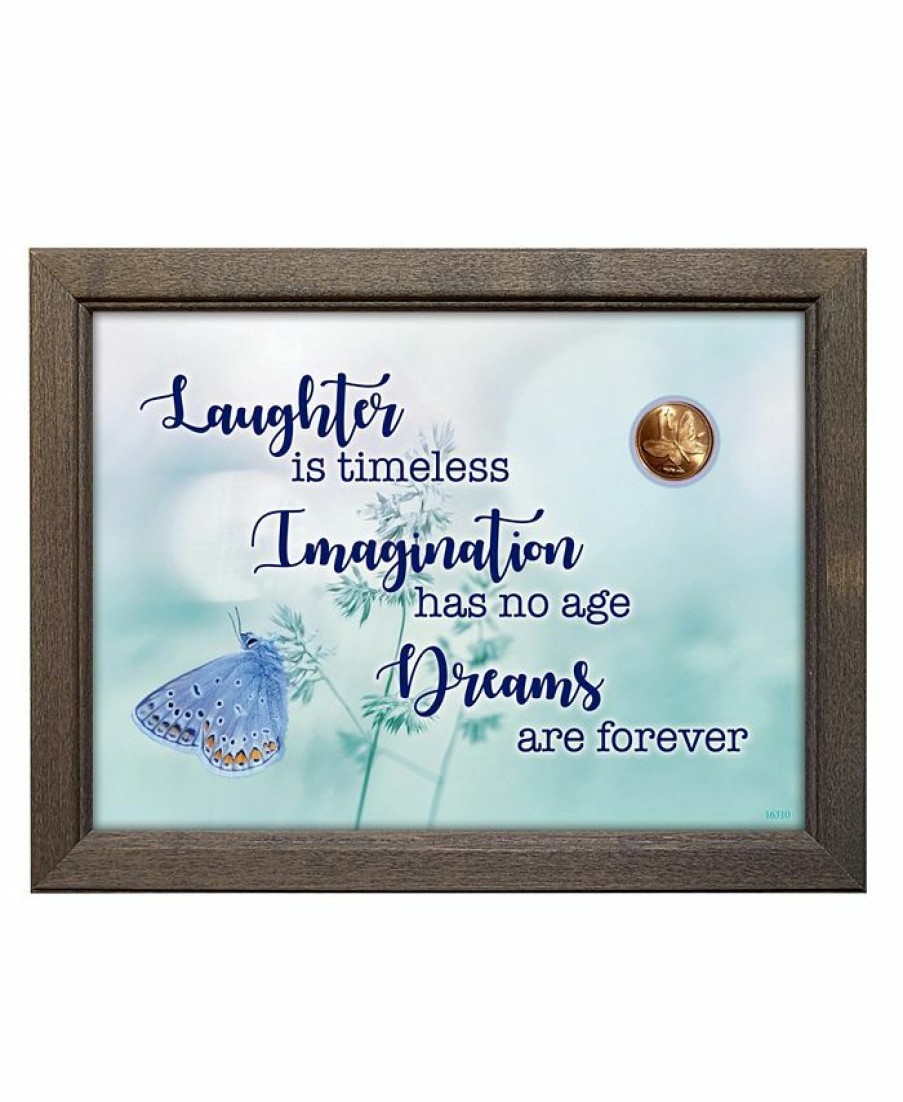 Misc_Gifts * | American Coin Treasures Laughter, Imagination, Dreams With Butterfly Coin In Frame