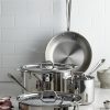 Kitchen * | All-Clad Steel Cookware Set, Created For Macy'S, 7 Piece Stainless