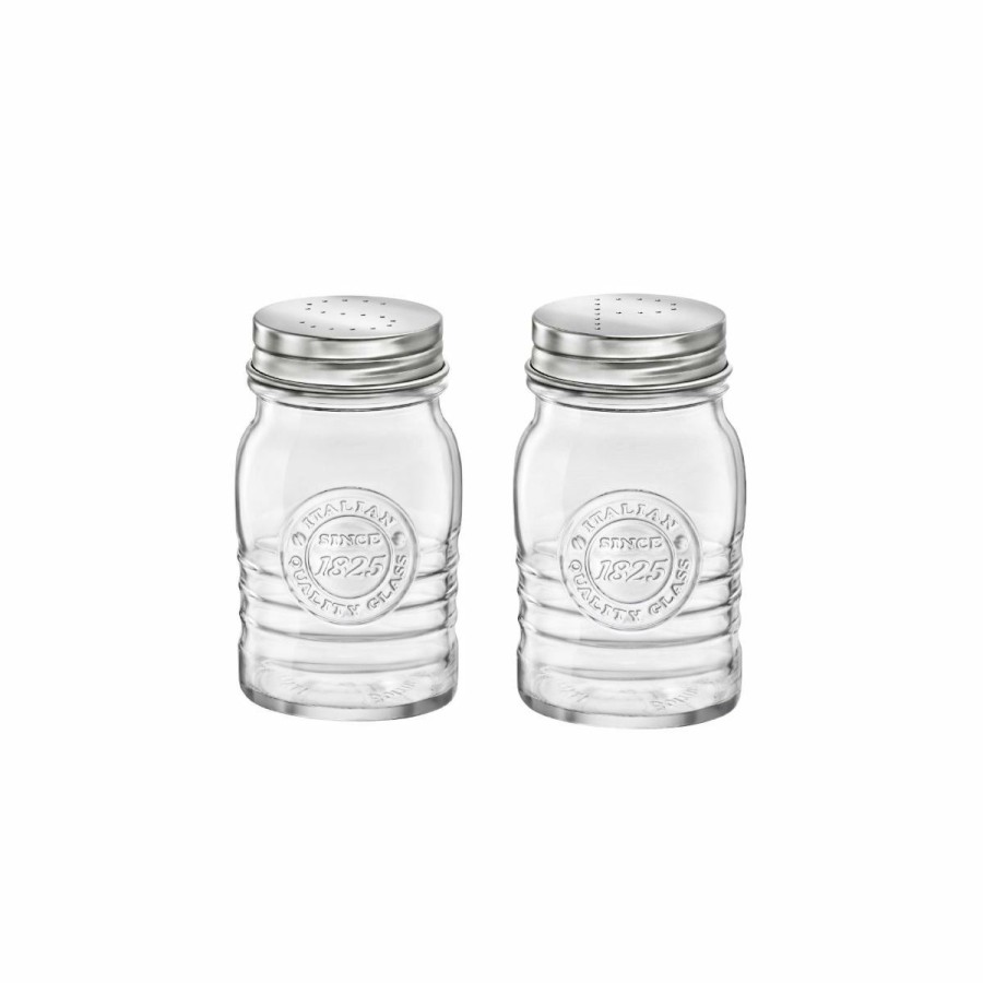 Glassware & Tabletop * | Bormioli Rocco 8Oz Officina1825 Salt & Pepper Shaker Set