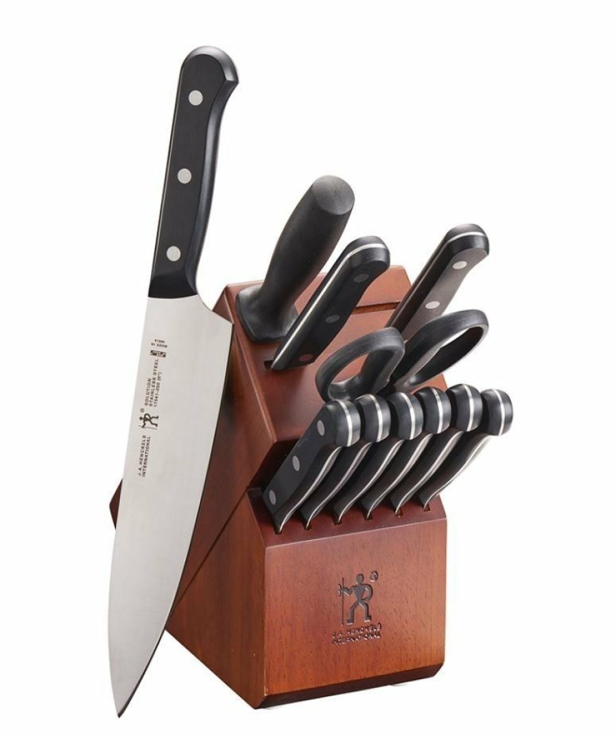 Knives * | J.A. Henckels International Solution 12-Piece Knife Block Set