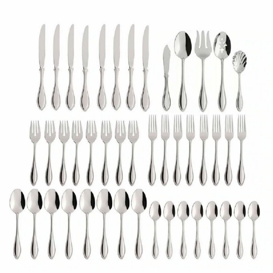 Glassware & Tabletop * | Oneida 18/0 Stainless Steel 45-Piece Flatware Set | American Harmony