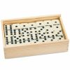 Misc_Gifts * | Trademark Global Premium Set Of 55 Double Nine Dominoes With Wood Case, 2 X 4.625 X 7.625