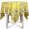 Glassware & Tabletop * | April Cornell 60 X 90 Music Dining Tablecloth | Gold