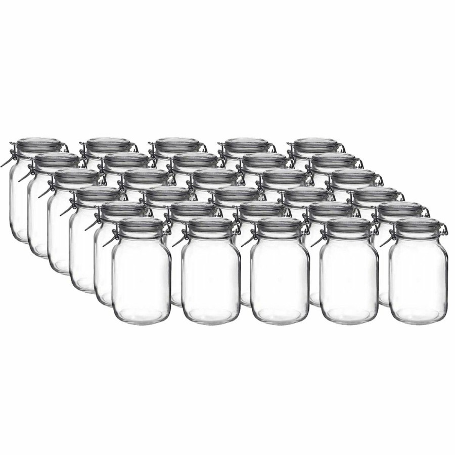 Glassware & Tabletop * | Bormioli Rocco 2L Swing Top Fido Glass Jars | 30-Pack