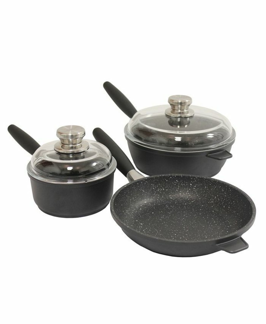 Kitchen * | Berghoff Eurocast Non-Stick Starter Set, 5 Pieces Black