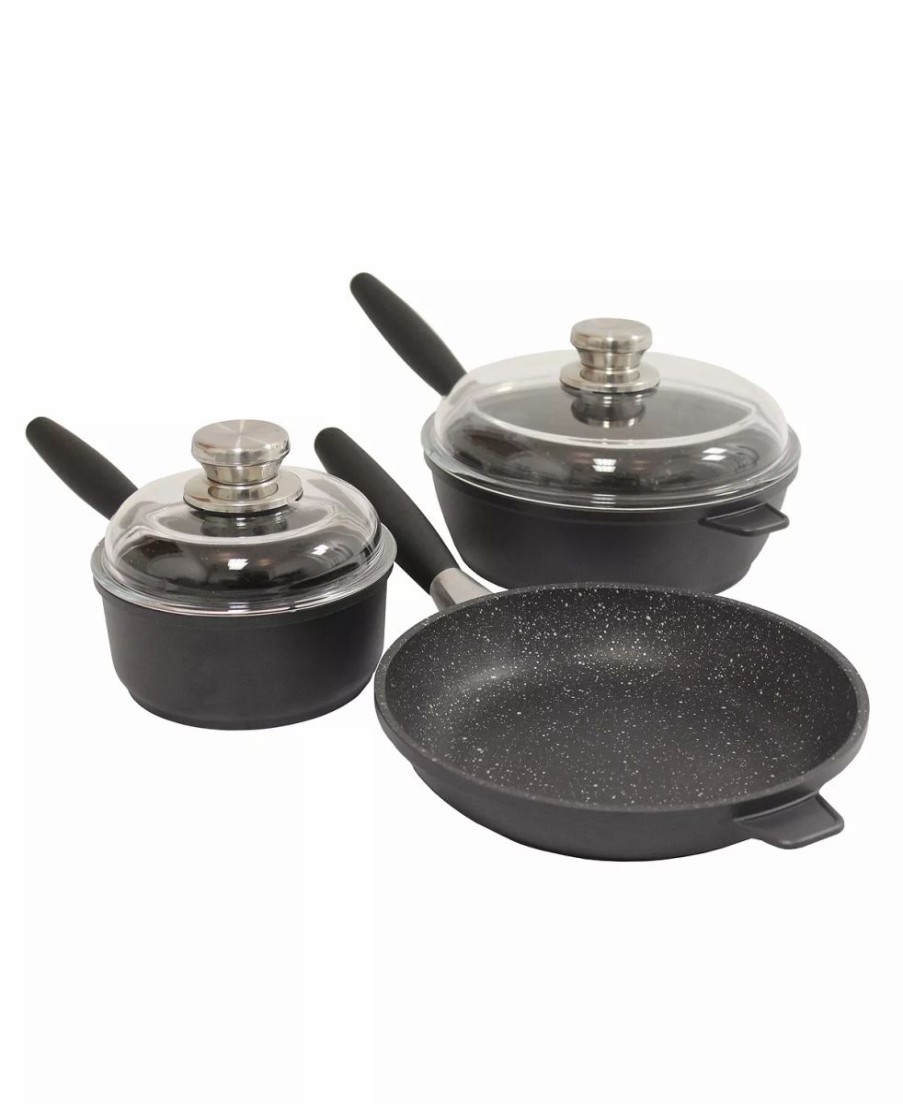 Kitchen * | Berghoff Eurocast Non-Stick Starter Set, 5 Pieces Black