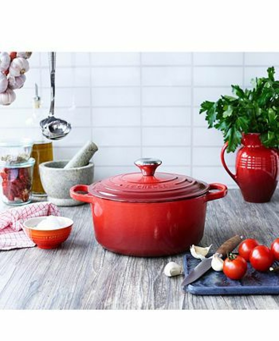 Kitchen * | Le Creuset Signature Enameled Cast Iron 5.5 Qt. Round French Oven