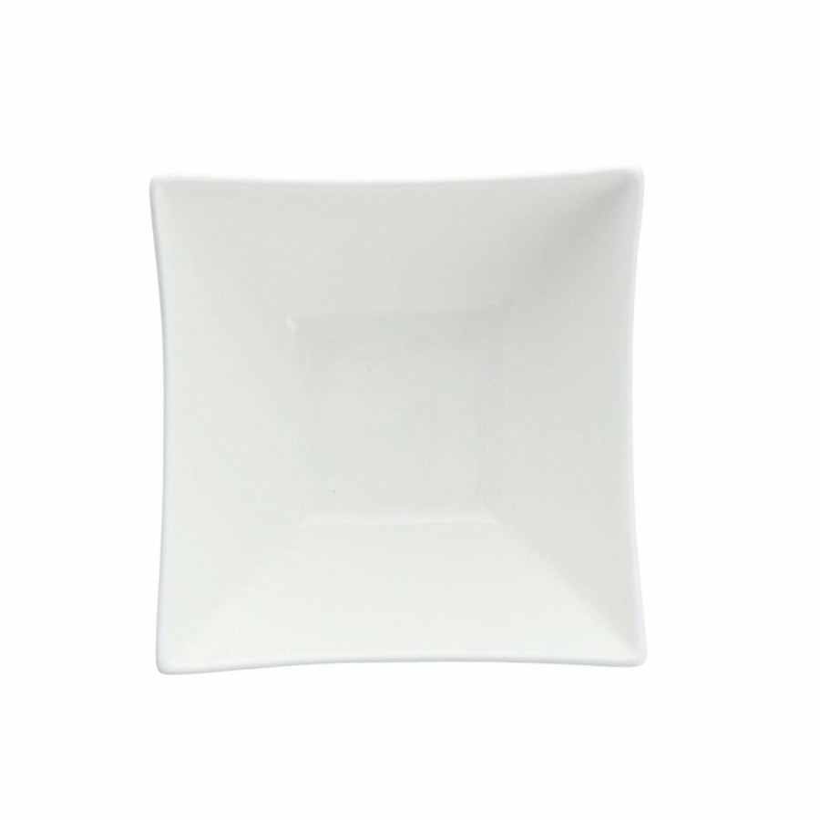 Glassware & Tabletop * | Fortessa Fiji Square Bowl 5.75 | White