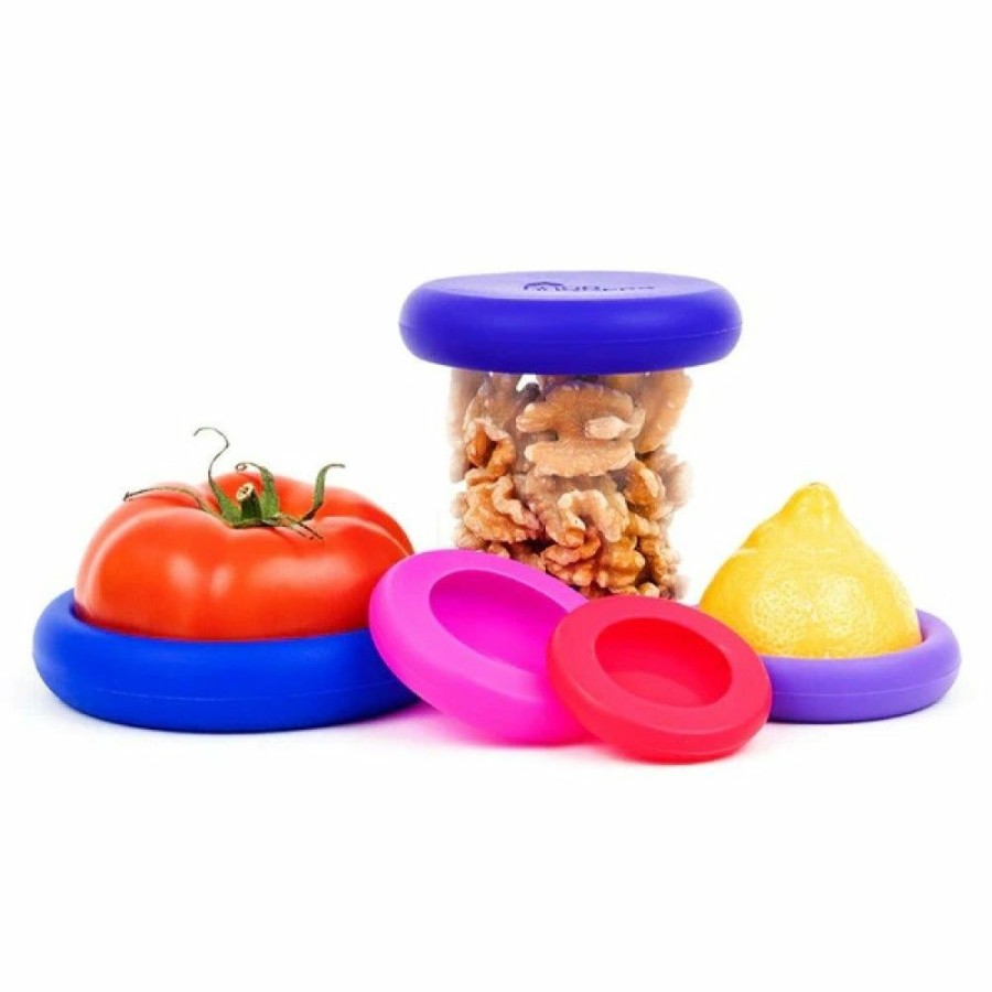 Cooks' Tools * | Food Huggers (Set Of 5) | Bright Berry