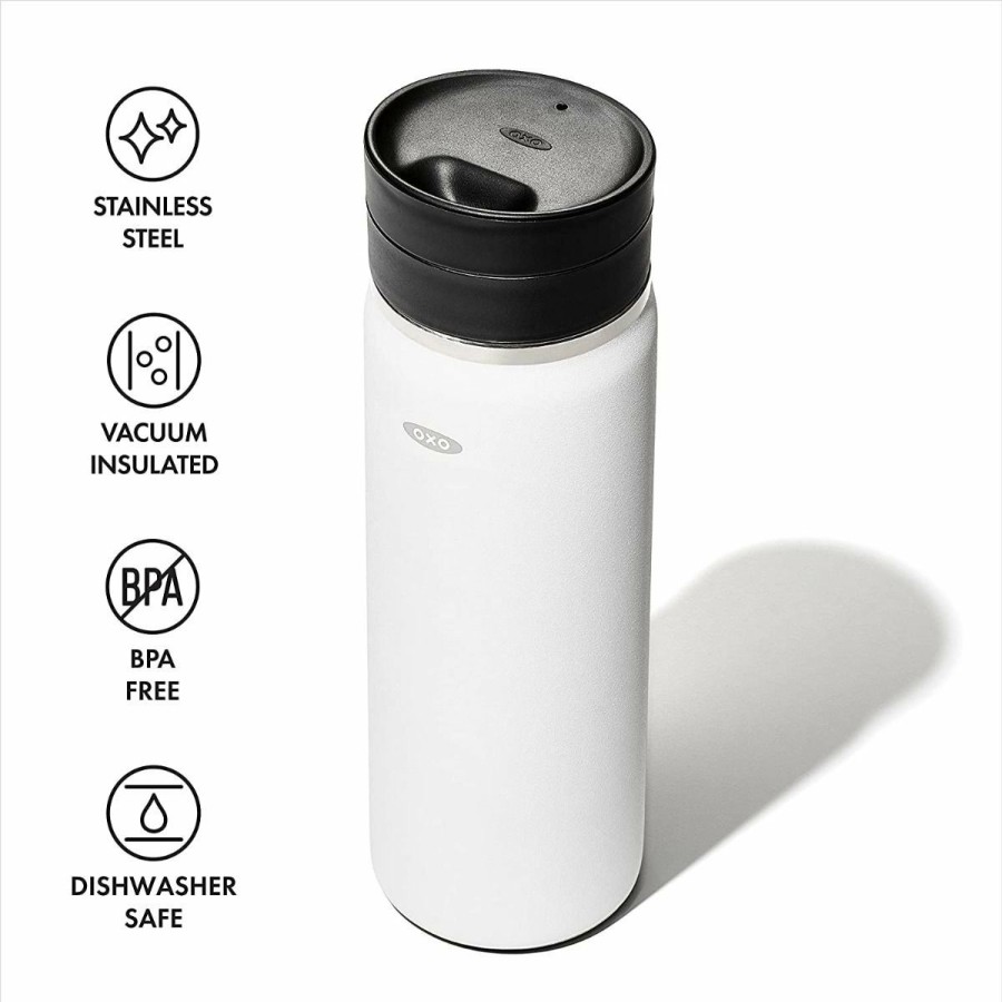 Glassware & Tabletop * | Oxo Good Grips 16Oz Thermal Mug Water Bottle | Quartz