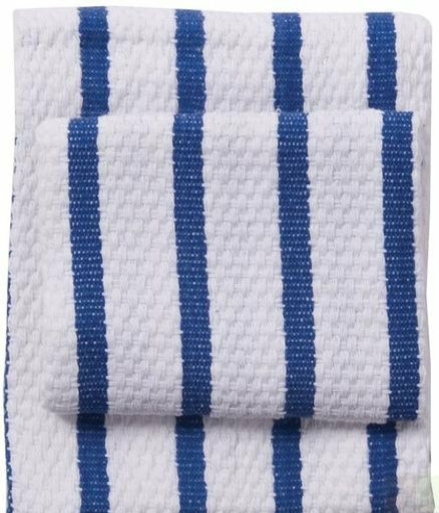 Glassware & Tabletop * | Danica Brands Now Designs By Danica Basketweave Dishtowel | Royal Blue