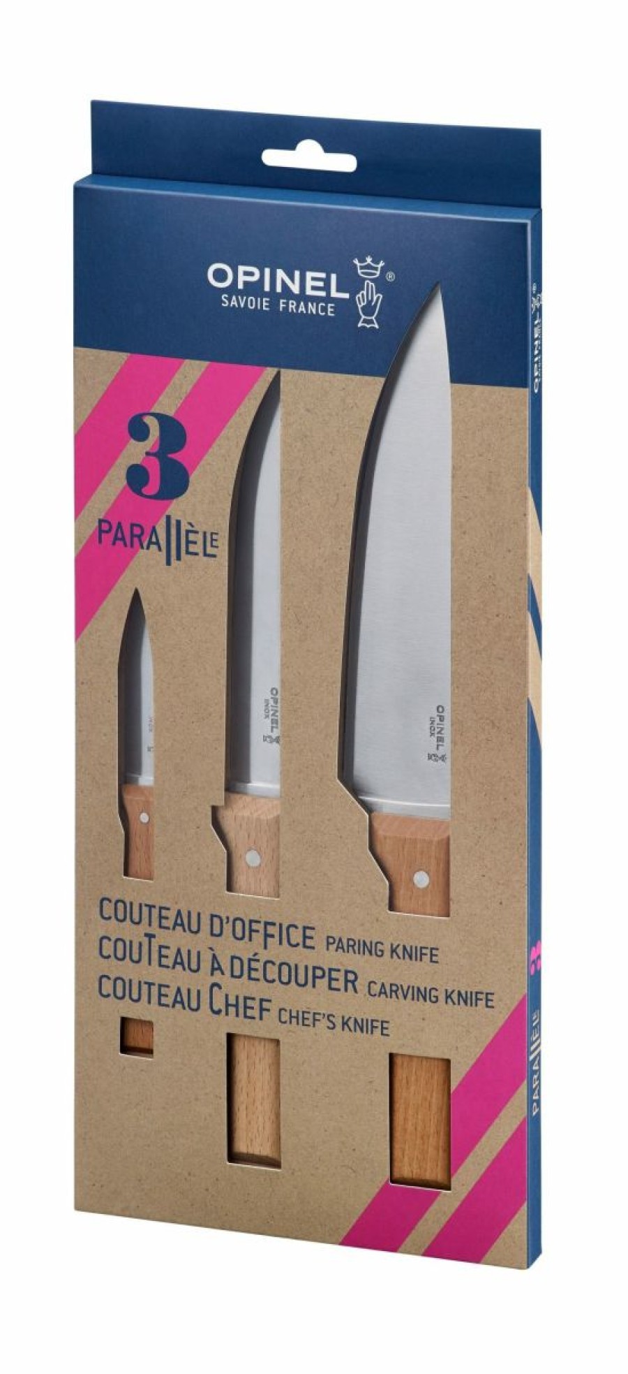 Knives * | Opinel Trio Box Knife Set