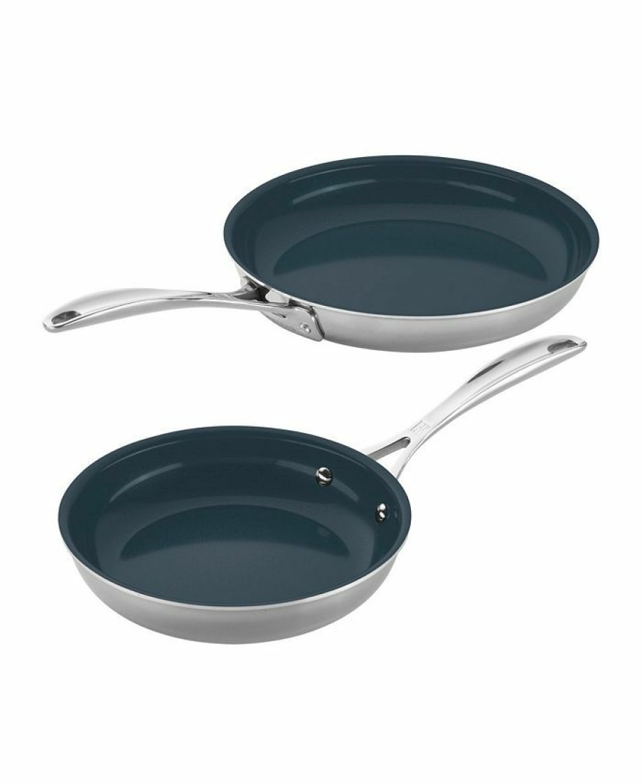 Kitchen * | J.A. Henckels Zwilling Clad Cfx 2-Pc. Fry Pan Set, Created For Macy'S Stainless Steel