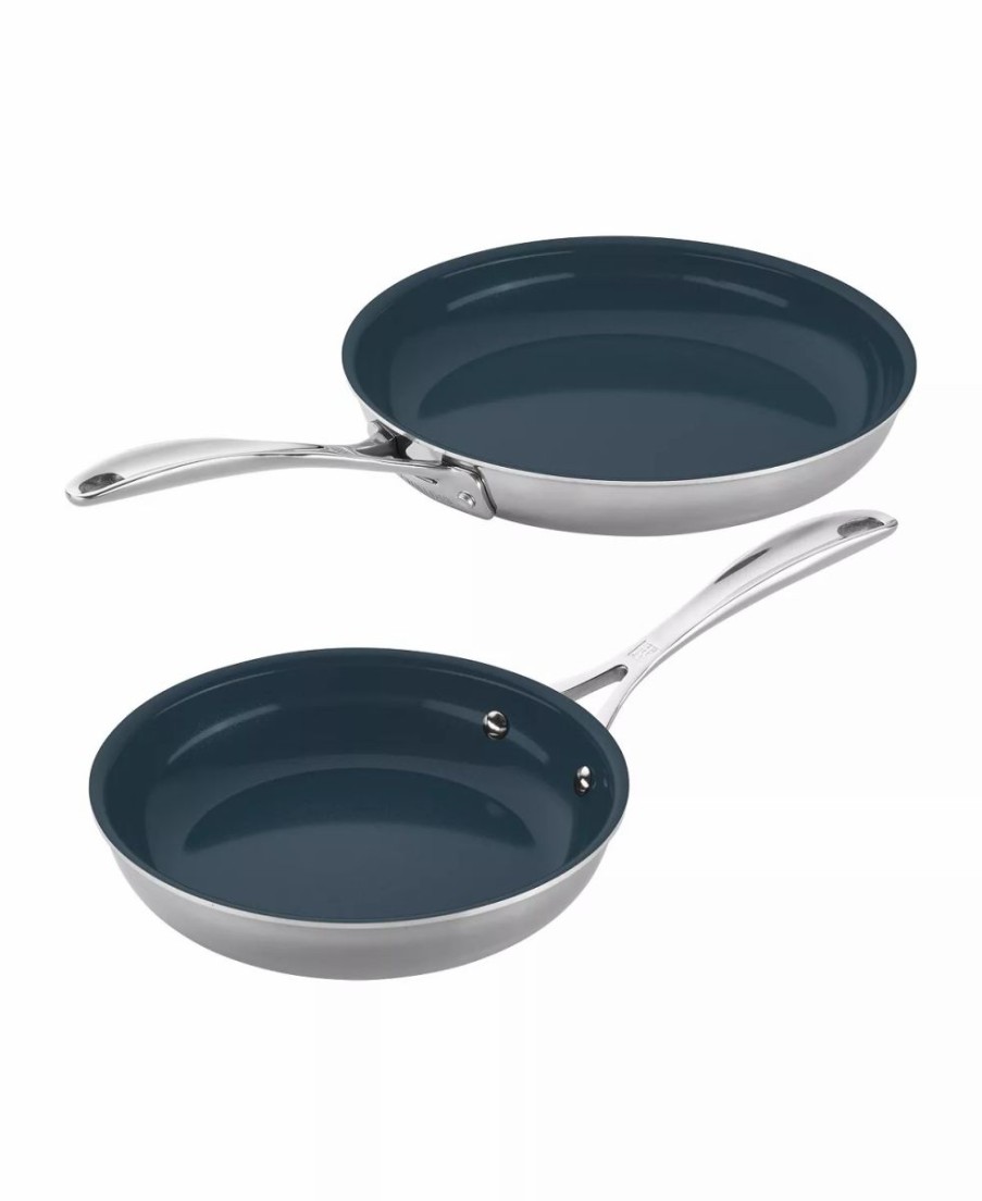 Kitchen * | J.A. Henckels Zwilling Clad Cfx 2-Pc. Fry Pan Set, Created For Macy'S Stainless Steel