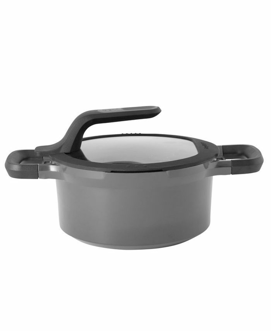 Kitchen * | Berghoff Gem Collection Nonstick 1.9-Qt. Covered Casserole Gray