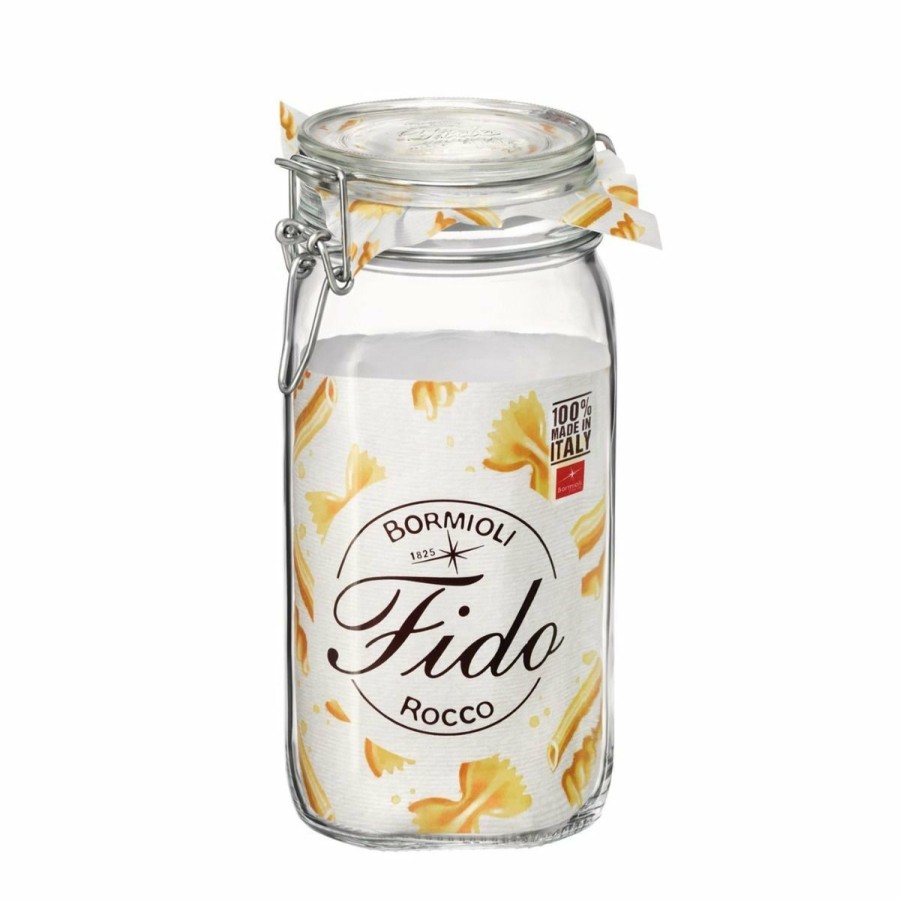 Glassware & Tabletop * | Bormioli Rocco 1.5L Swing Top Fido Canning Jar