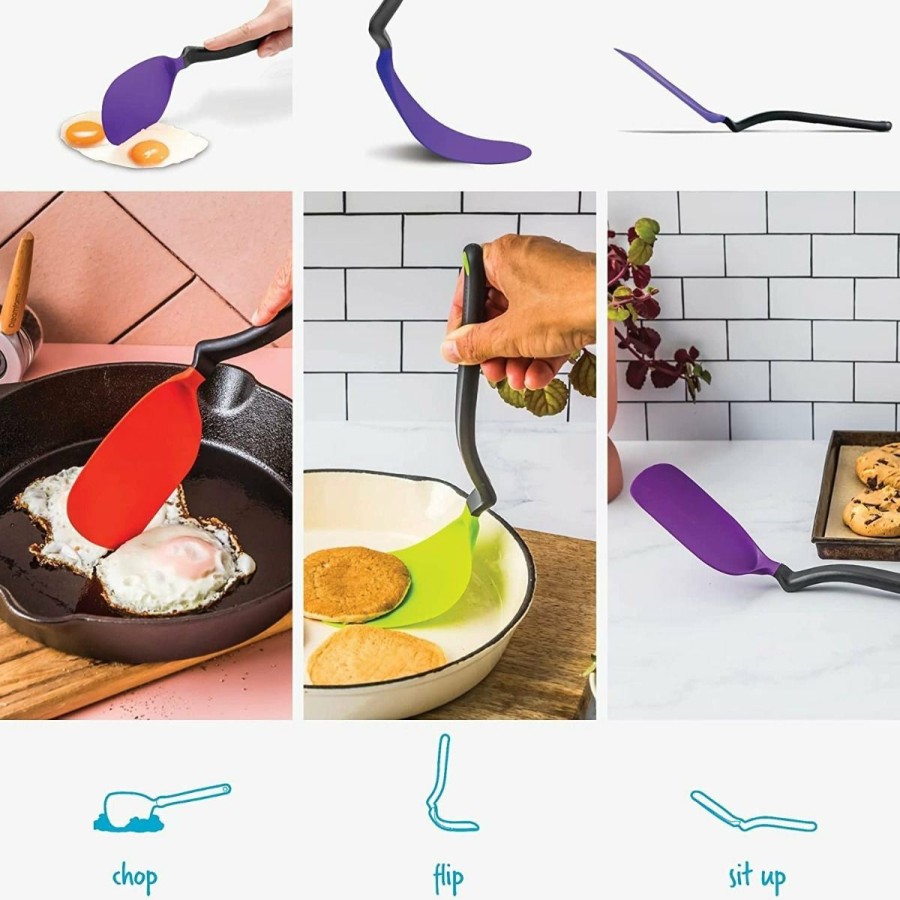 Cooks' Tools * | Dreamfarm Chopula Silicone Spatula| Purple